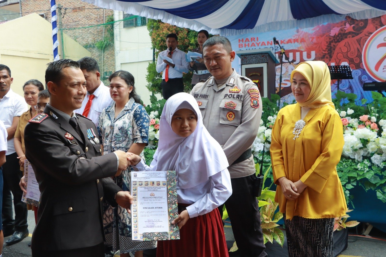 Forkopimda Kabupaten Samosir Ikuti Syukuran HUT Bhayangkara ke-78