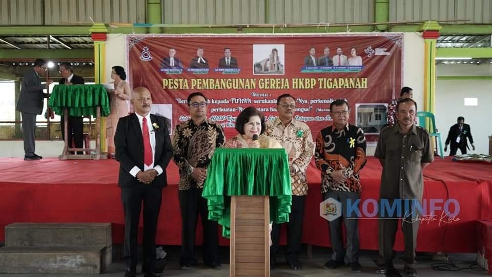 Bupati Karo Hadiri Pesta Pembangunan HKBP Tigapanah