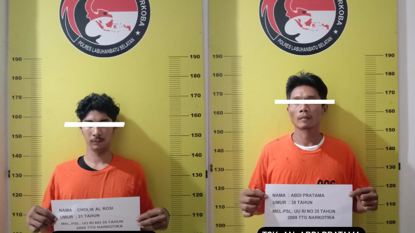 Menyaru Pembeli, Personel Polres Labusel Ringkus Dua Pengedar 34,99 Gram Sabu