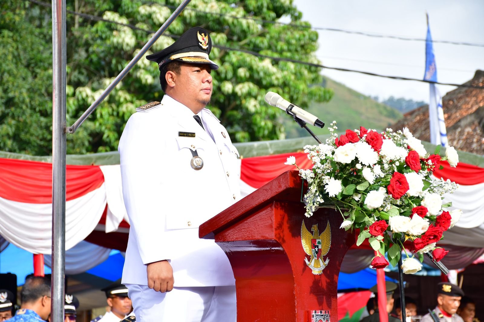 Vandiko Sampaikan Capaian Kinerja dan Prestasi pada Peringatan HUT RI ke-79