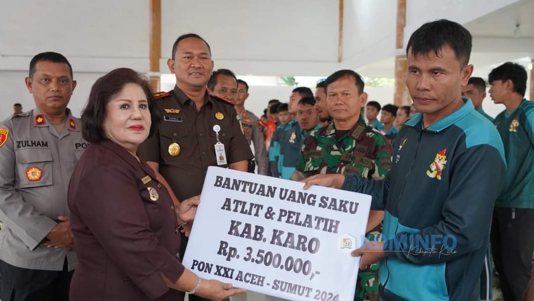 Lepas 48 Atlet PON Asal Kabupaten Karo, Ini Pesan Bupati