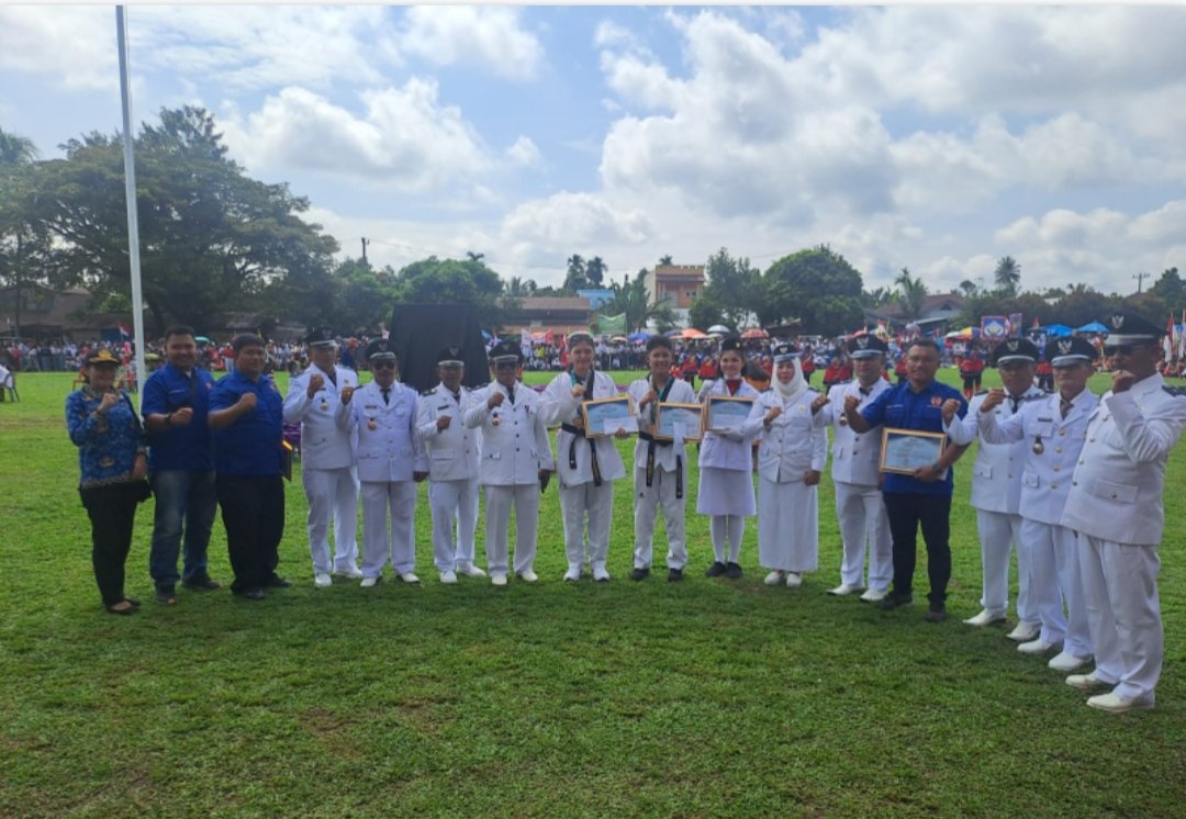 Atlet Taekwondo Binaan Koni Pancur Batu, Raih Penghargaan dari Muspika Pancur Batu