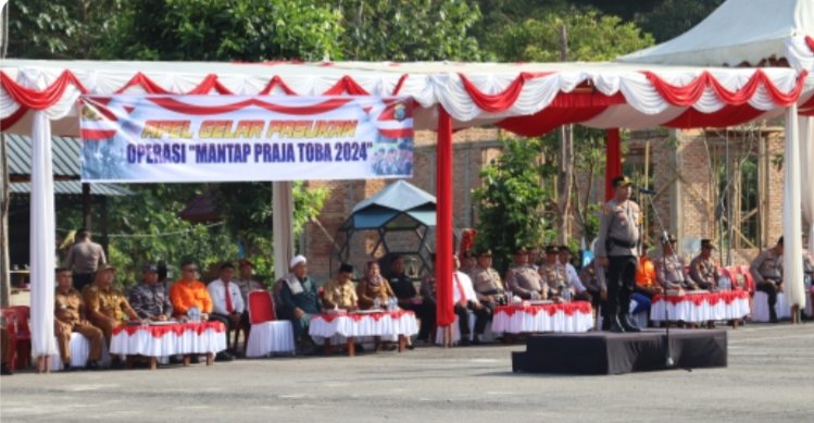Apel Gelar Pasukan Polres Madina, Siap Amankan Pilkada 2024