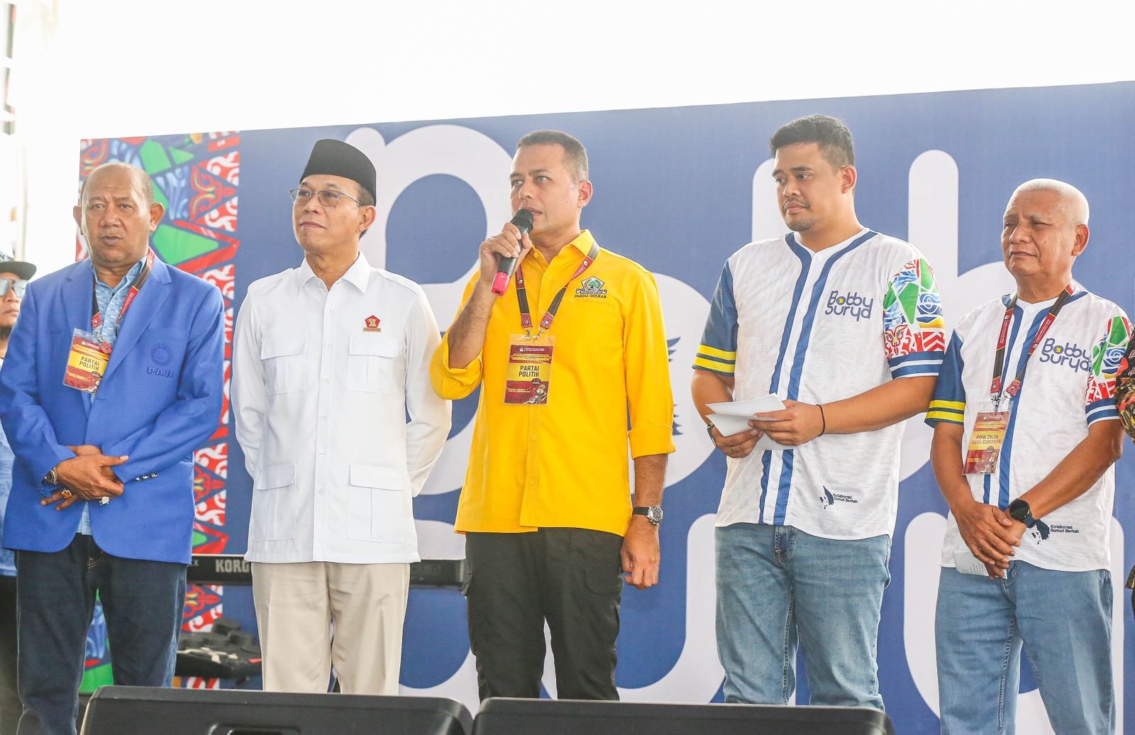 Ikut Antarkan Pasangan Bobby-Surya ke KPU, Ijeck Sampaikan Ini