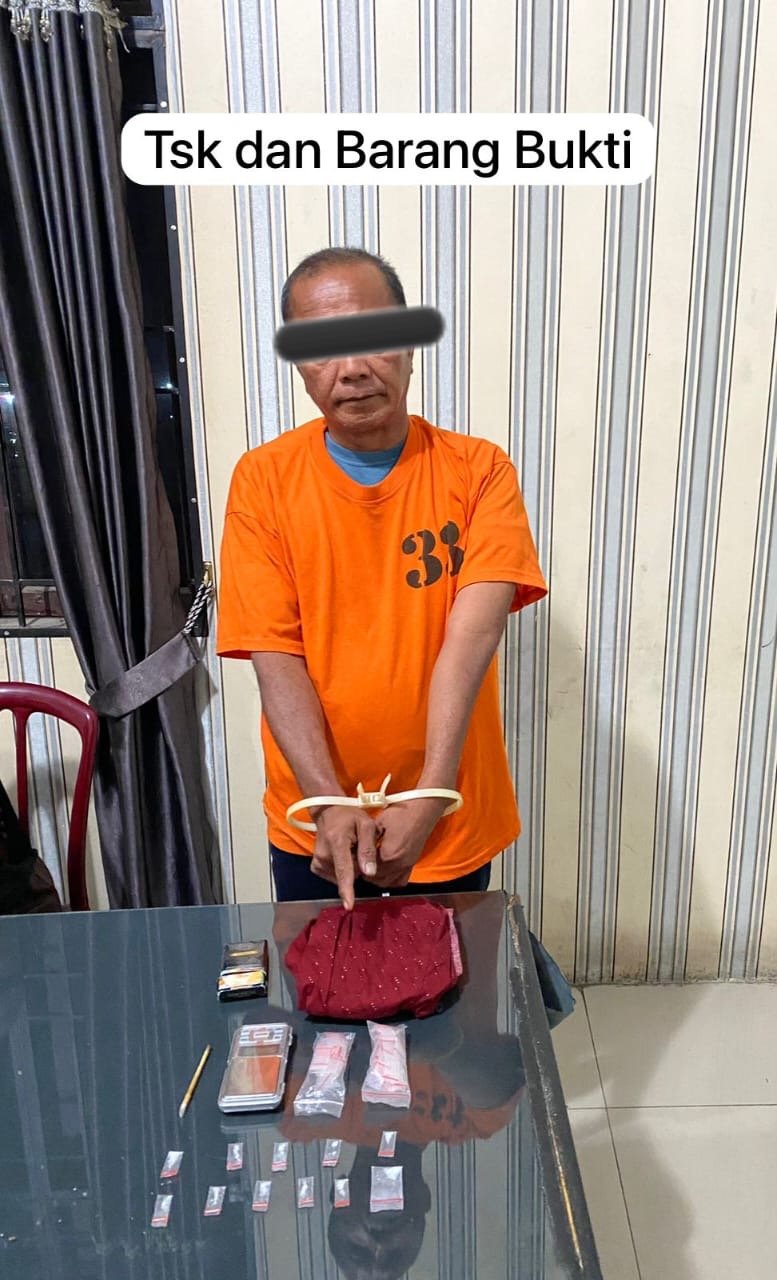 Grebek Rumah Kontrakan di Berastagi, Polres Karo Temukan 1,02 Gram Sabu