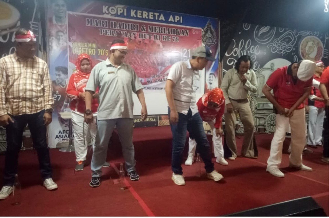 Rayakan HUT RI ke-79, Kopi Kereta Api Gelar Konser Mini dan Ragam Perlombaan