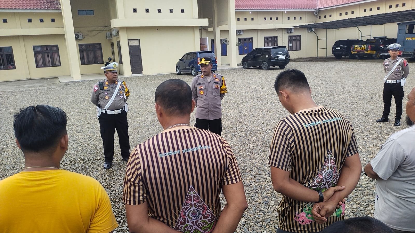 Wakapolres Palas Lepas Rombongan Pujakesuma ke Kisaran