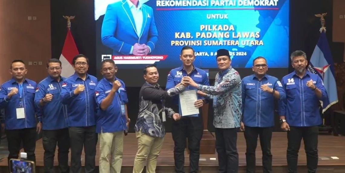 Partai Demokrat Usung Putra Mahkota Alam-Achmad Fauzan Maju di Pilkada Palas
