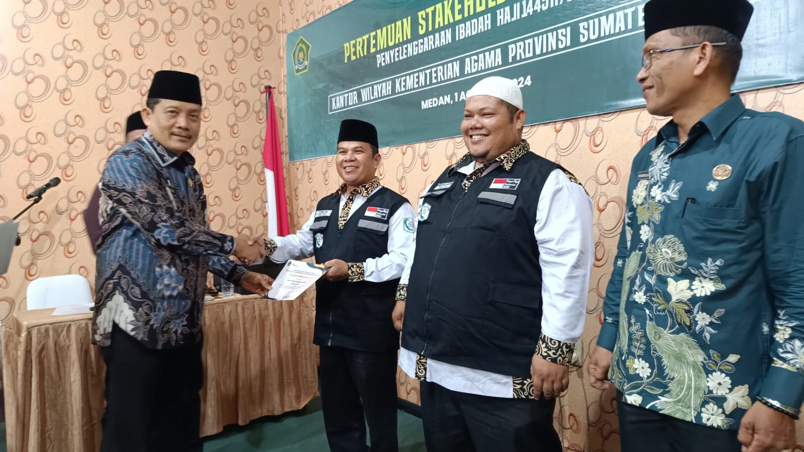 Kanwil Kemenag Sumut Gelar Pertemuan Stakeholder Kehumasan Penyelenggaraan Ibadah Haji 2024