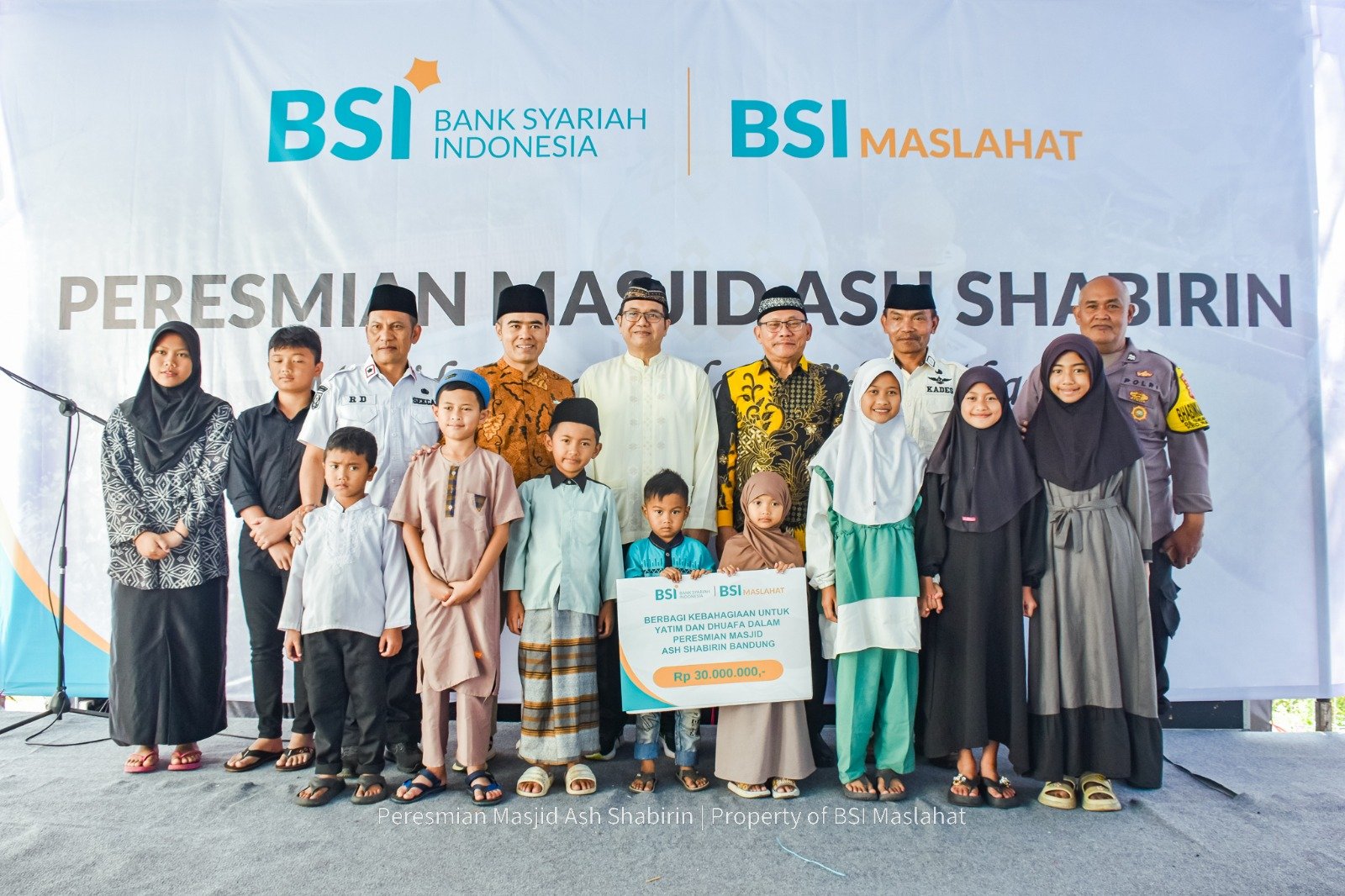 BSI Maslahat Resmikan Masjid Wakaf Ash Shabirin, Ciwidey, Bandung