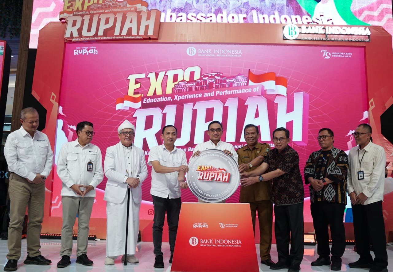 Semarak HUT RI ke – 79, KPw BI Sumut Kembali Berbagi Kemeriahan Dengan Opening Ceremony EXPo Rupiah Medan 2024