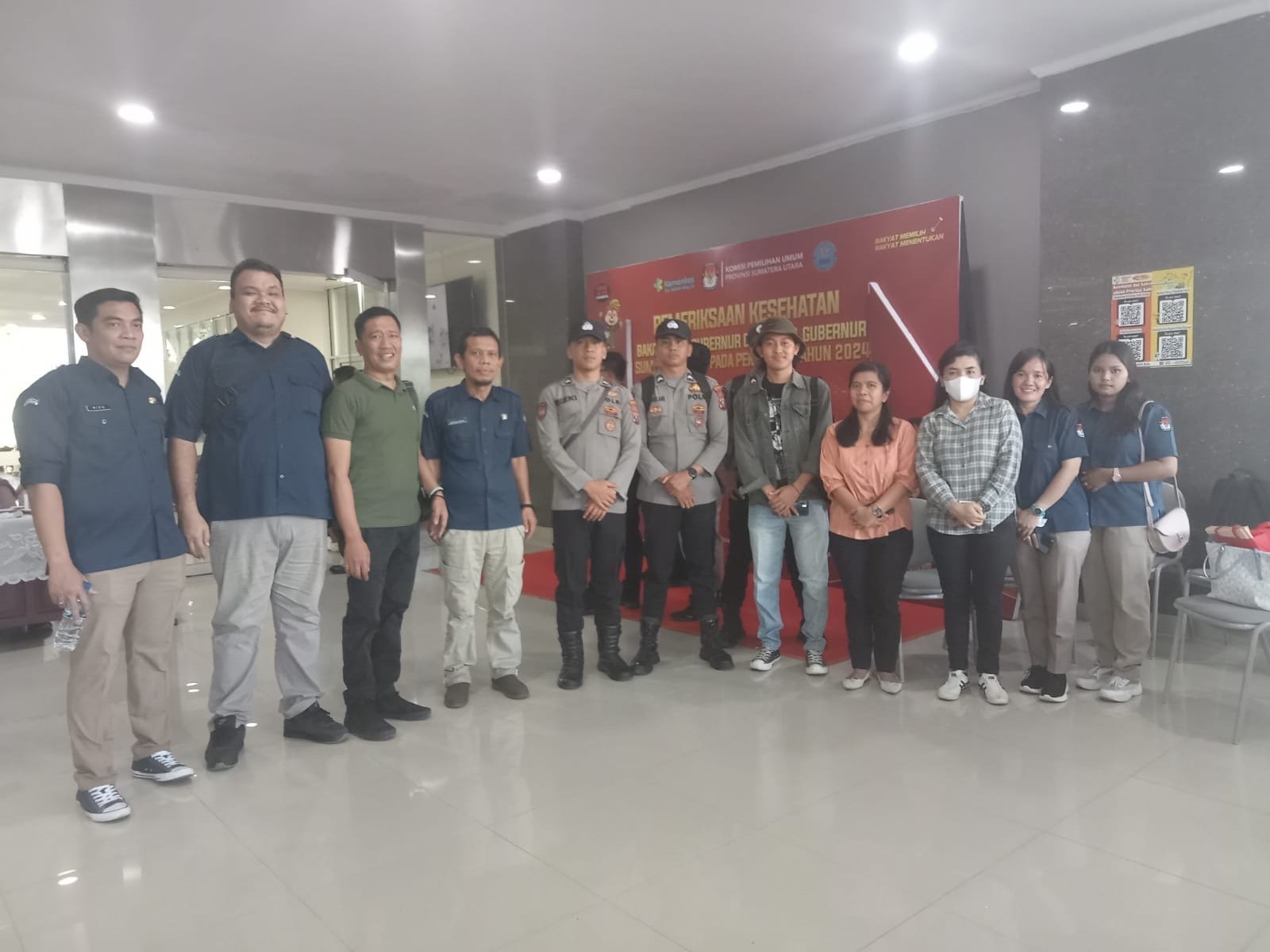 Polres Samosir Pastikan Kelancaran Proses Tes Kesehatan Bacakada