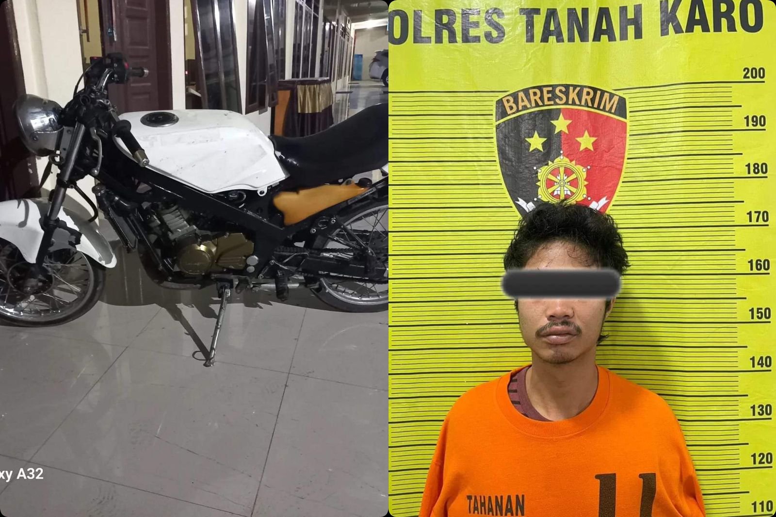 Polres Karo Berhasil Tangkap Pelaku Pencurian Sepeda Motor di Kabanjahe