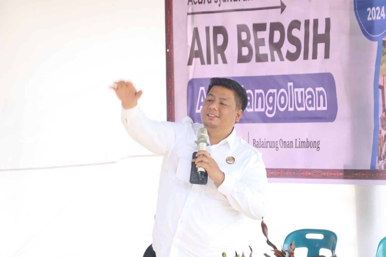 Bupati Samosir Resmikan Air Bersih “Aek Hangoluan”