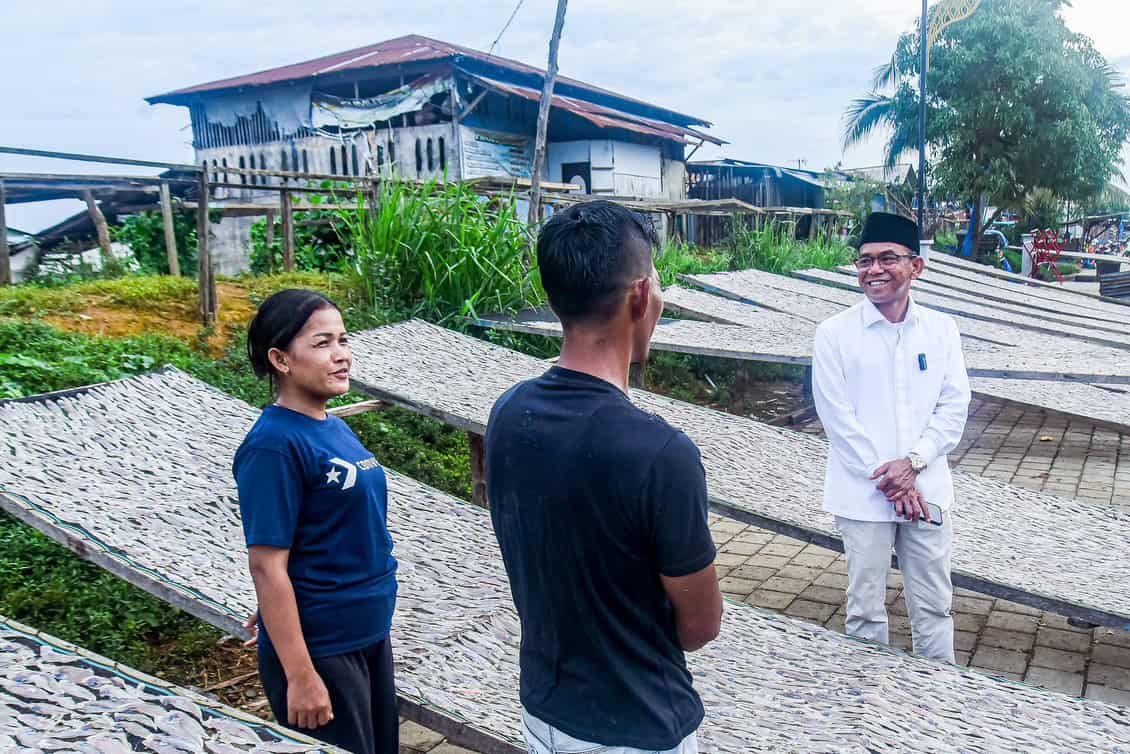 Zakiyuddin Kunjungi Sentra Ikan Asin di Belawan, Warga Sampaikan Harapannya