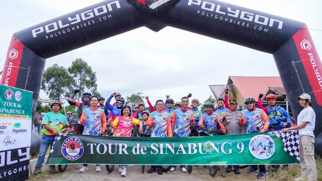 Wakil Bupati Karo Lepas Peserta Tour de Sinabung 9