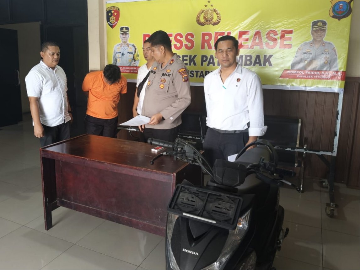 Polsek Patumbak Tembak Residivis Curanmor