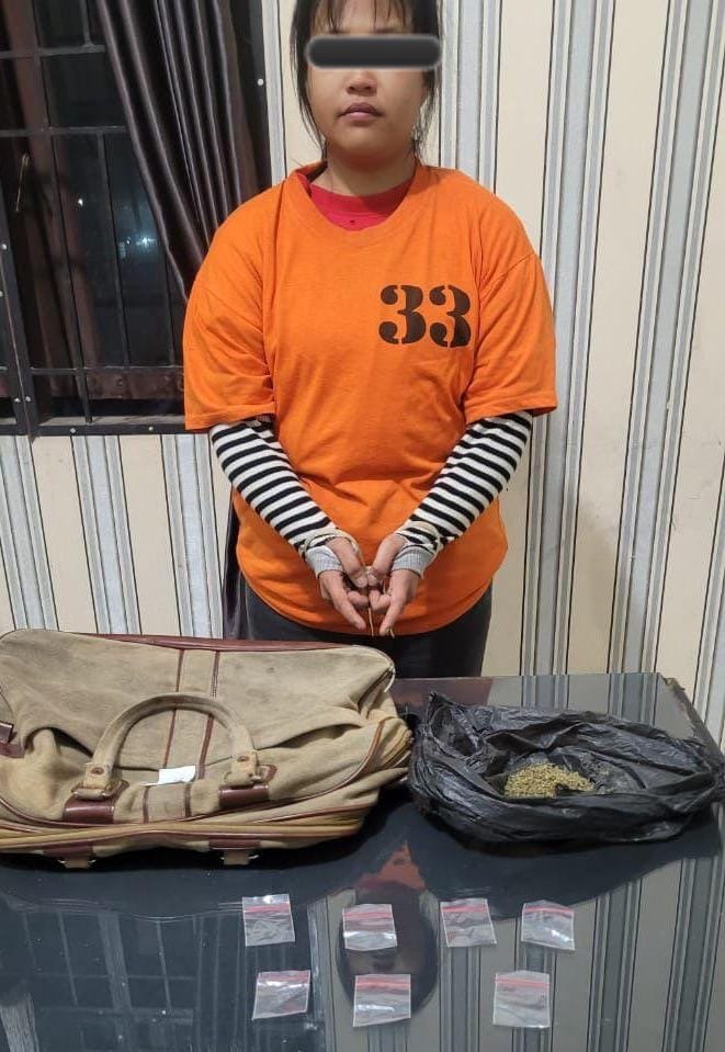 Polres Tanah Karo Gagalkan Peredaran Ganja, Seorang Perempuan Ditangkap