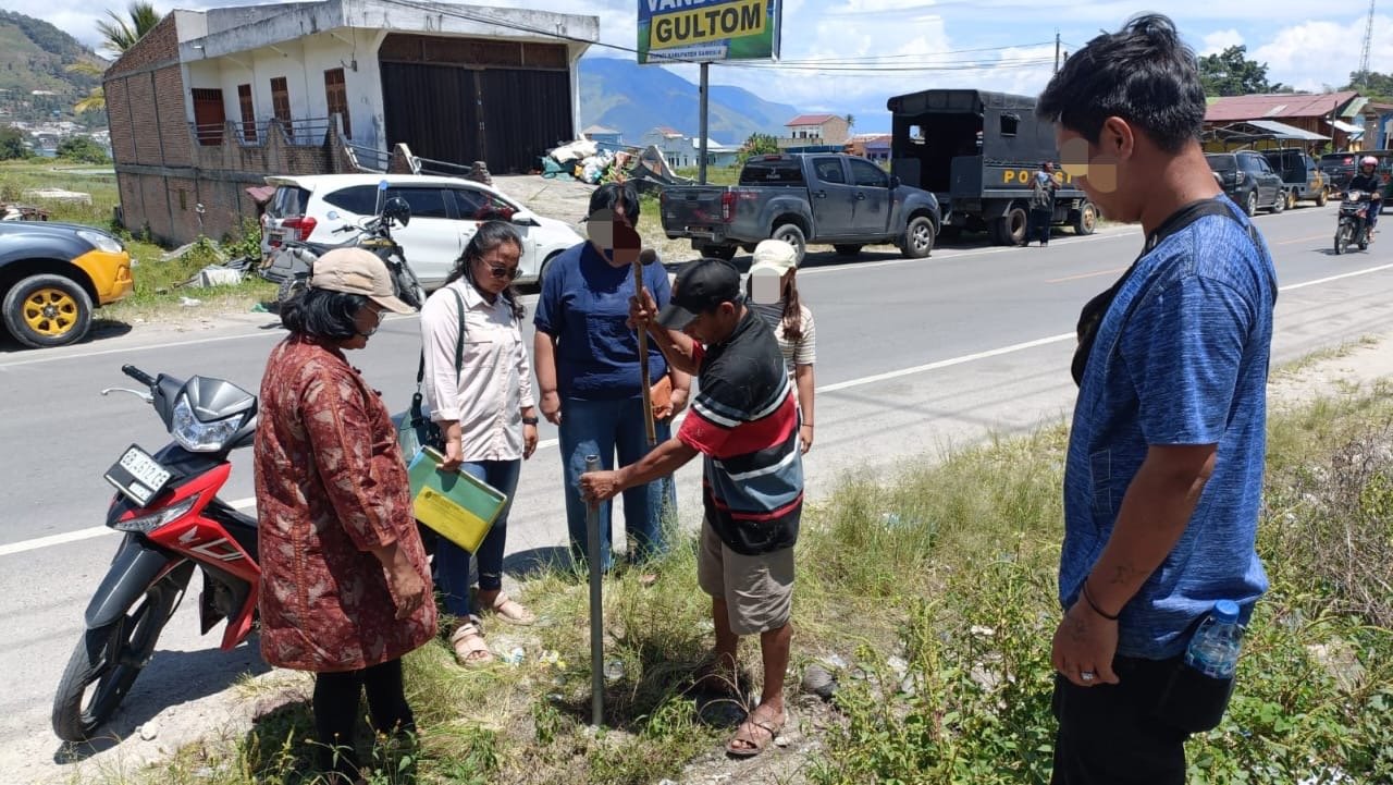 Polres Samosir Amankan Pelaksanaan Constatering Objek Eksekusi