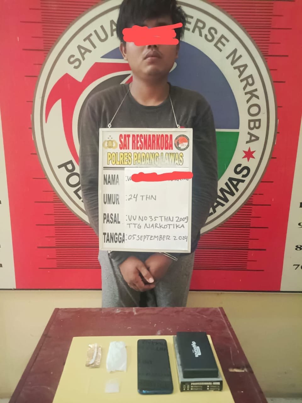 Satresnarkoba Polres Palas Kembali Meringkus Pengedar Narkoba Jenis Sabu