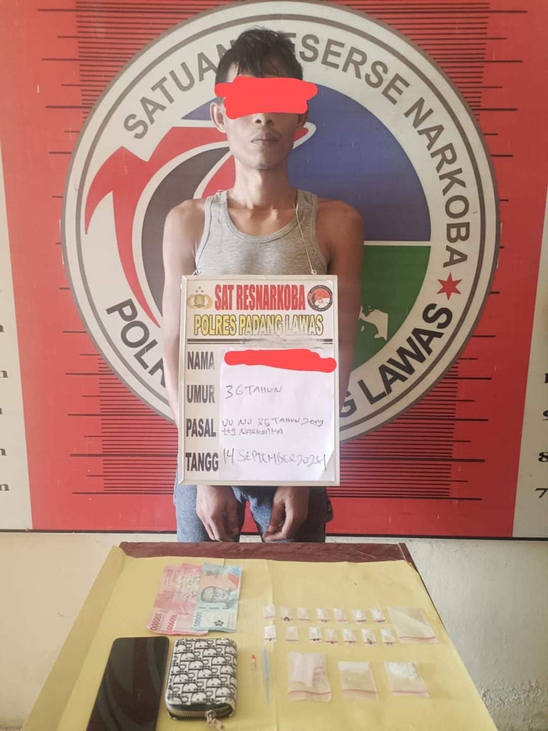 Satresnarkoba Polres Palas Kembali Tangkap Pengedar Sabu