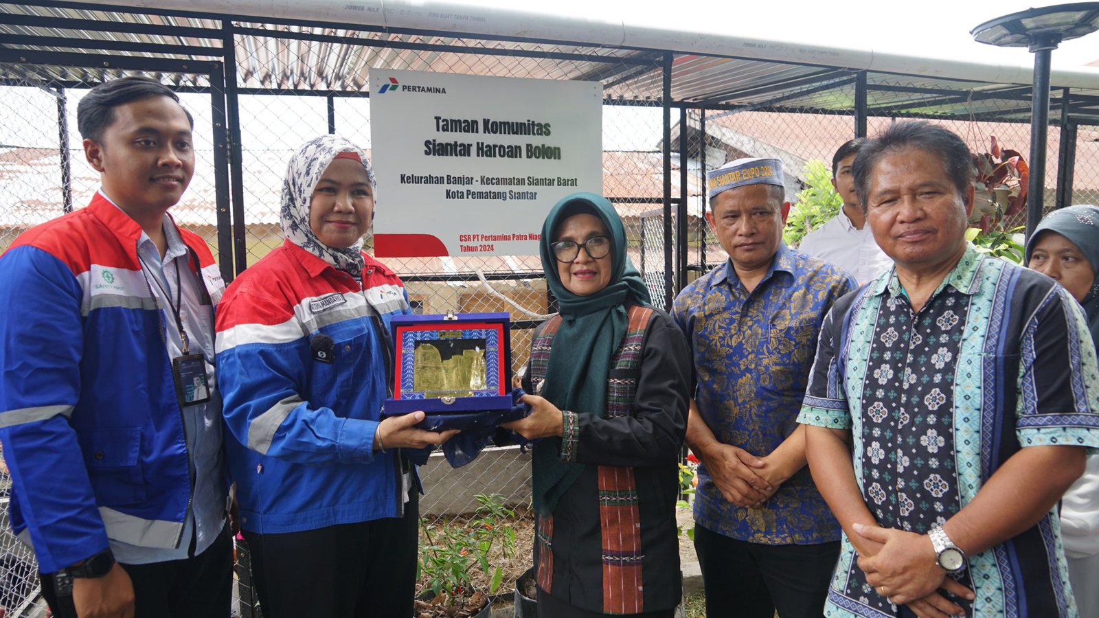 Walikota Pematangsiantar Resmikan Program CSR Pertamina Patra Niaga