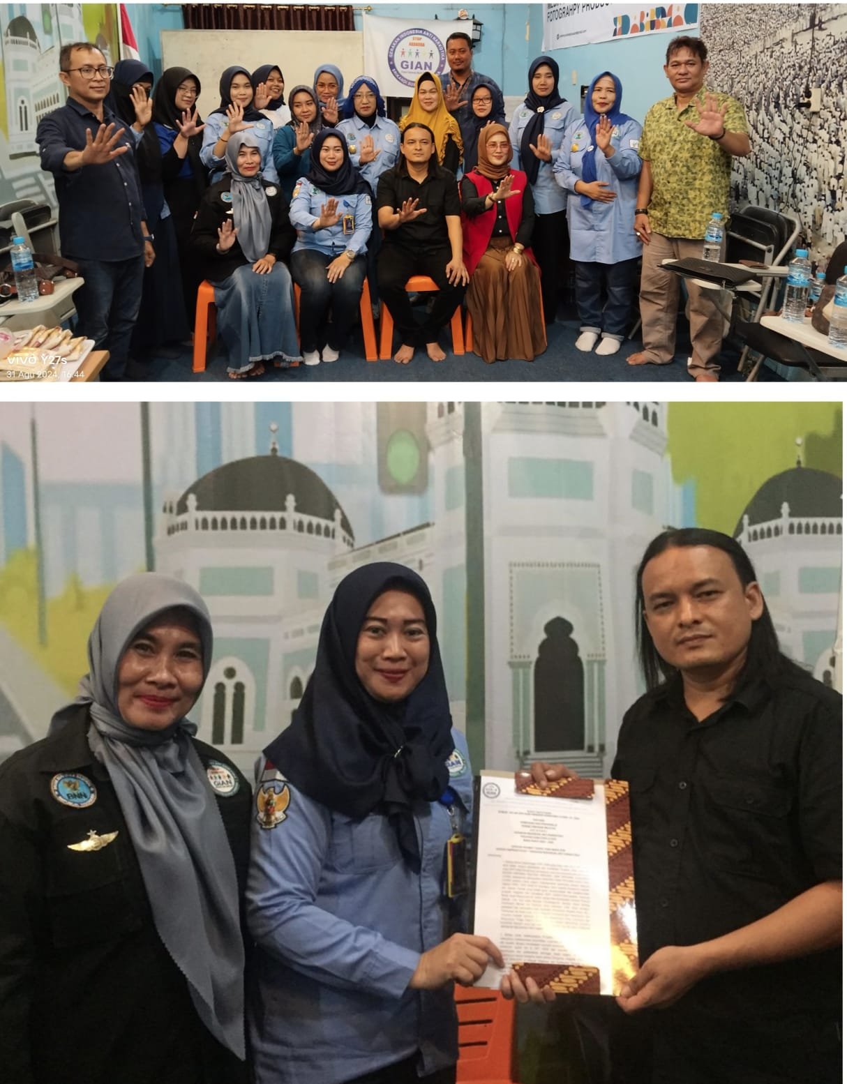 Serahkan SK Kepada Pembina, Penasehat, Ketua Srikandi GIAN Sumut: Mari Jaga Generasi Muda dari Bahaya Narkoba