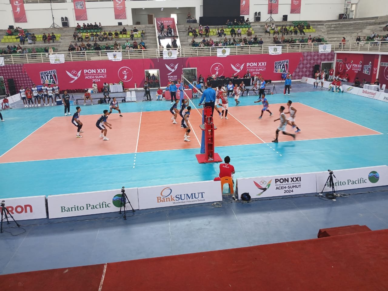 Kalah di Babak Penyisihan Terakhir, Tim Voli Putra Aceh Pulang Kampung