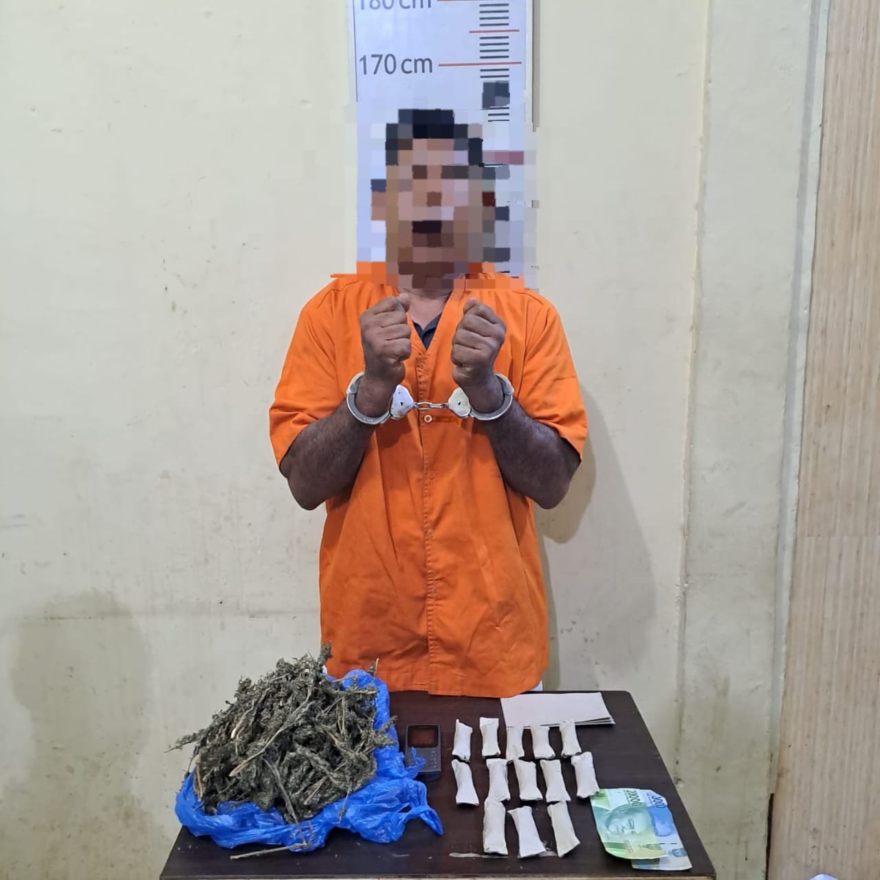 Sat Res Narkoba Polres Langkat Tangkap Pemilik Ganja