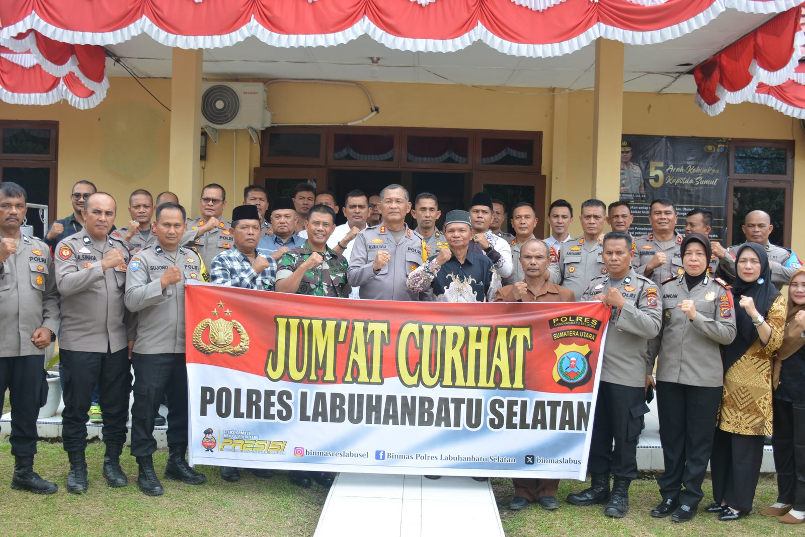 Kapolres Labusel Ucapkan Terimakasih ke Seluruh Jajaran