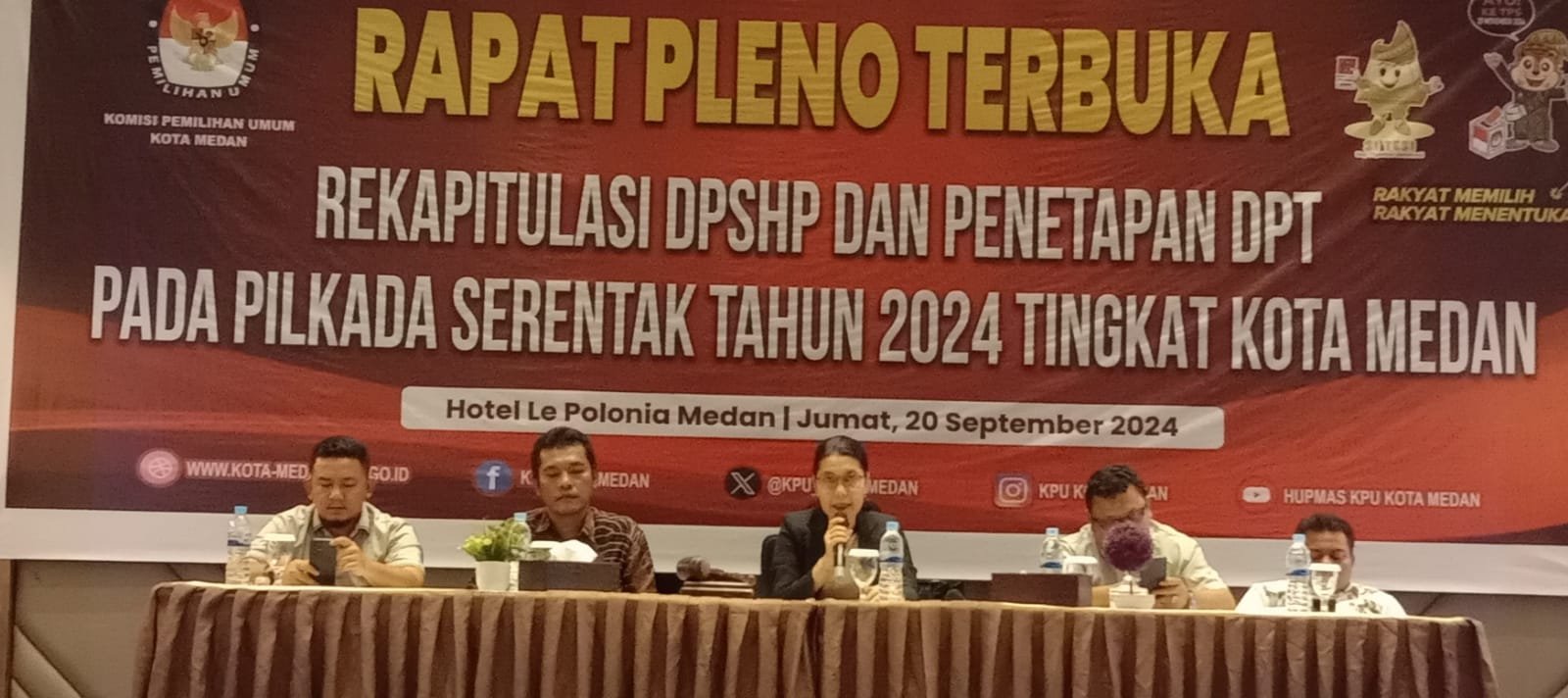 KPU Tetapkan DPT Pilkada Medan 1.799.421 Pemilih