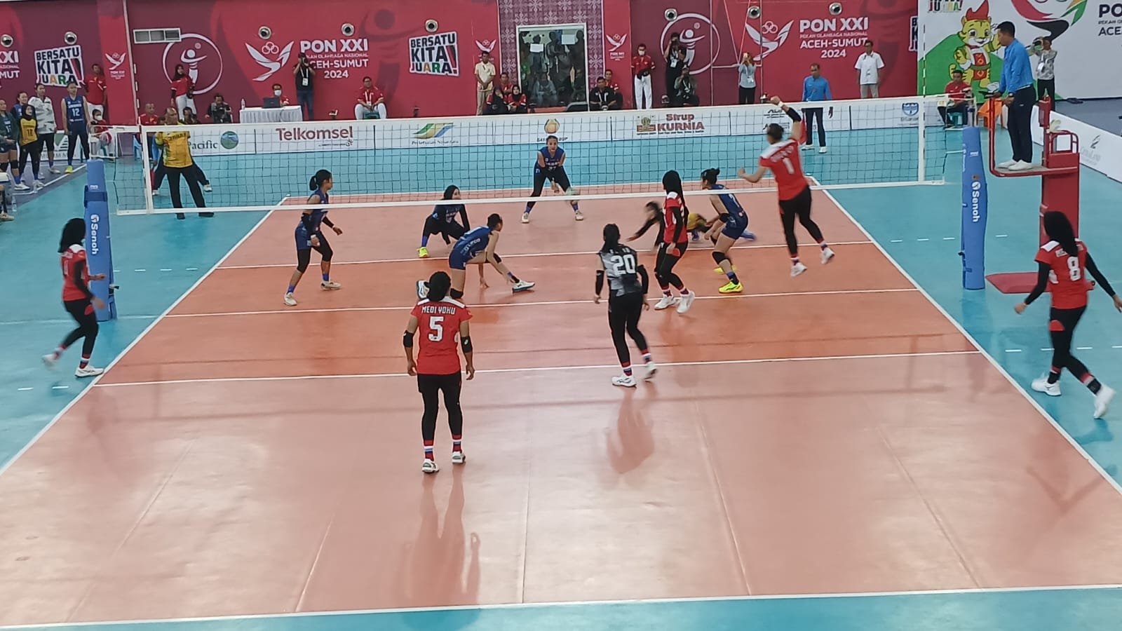 Final Voli Putri PON XXI, Jateng Gagal Raih Perunggu