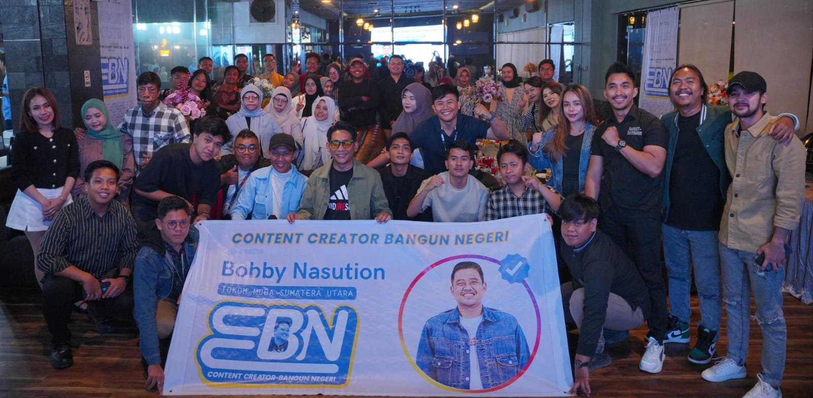Konten Kreator Sumut Deklarasi Siap Dukung Bobby Nasution di Pilgubsu