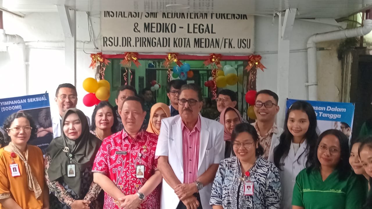 RSUD Dr. Pirngadi Resmikan Poliklinik Forensik Klinis dan Medicolegal
