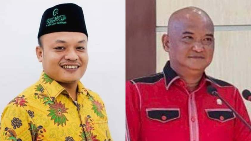 Wakil Sekretaris PP HIMMAH Sukri Sitorus dan Anggota DPRD Medan Roby Barus.