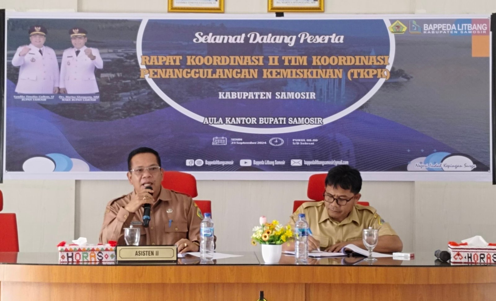 Pemkab Samosir Rakor II untuk Penanggulangan Kemiskinan