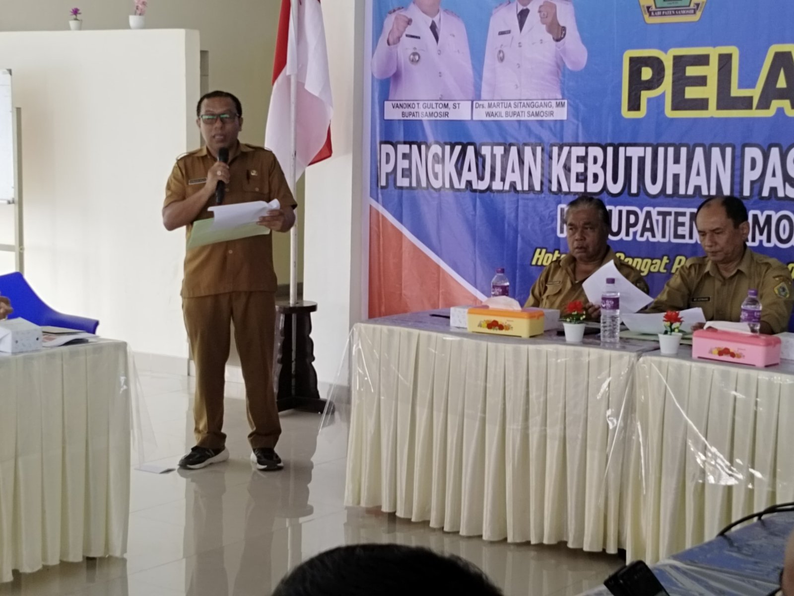 Pemkab Samosir Gelar Pelatihan Pengkajian Kebutuhan Pascabencana