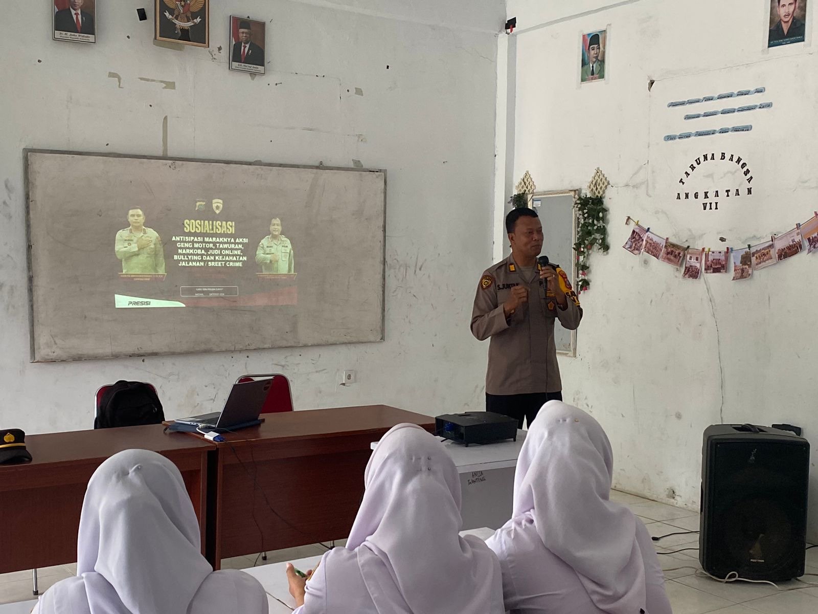Polres Palas Gelar Police Goes to School di SMA Plus Taruna Bangsa