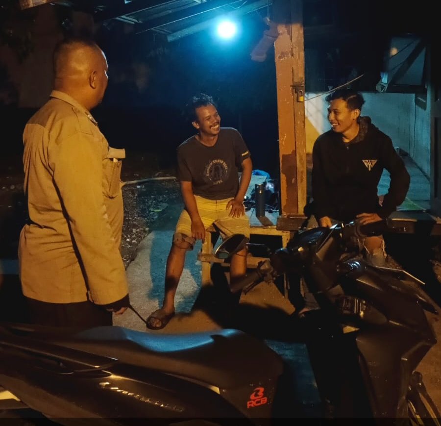 Sambangi Masyarakat, Polsek Medan Tuntungan Sampaikan Pesan Kamtibmas