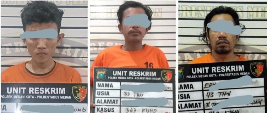 Tiga Pelaku Bongkar Rumah Diamankan