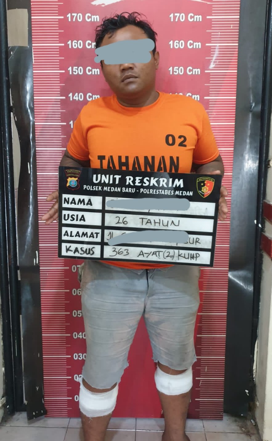 Polisi Tembak Residivis, Pembobol Toko Ponsel di Plaza Medan Fair