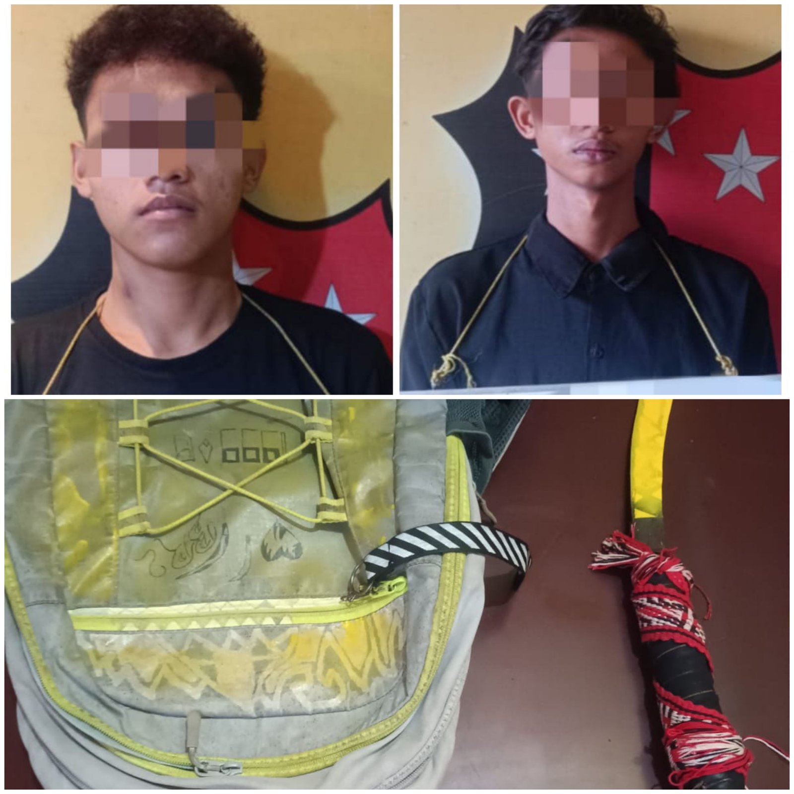 Hendak Tawuran, Polisi Tangkap 2 Pelaku Geng Motor di Marelan