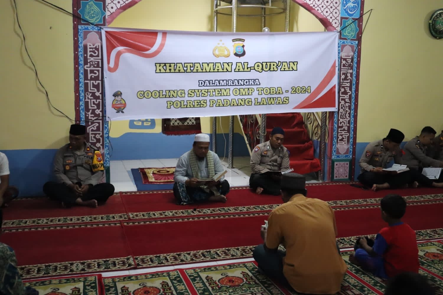 Polres Palas Melaksanakan Binrohtal dan Khatam Alquran