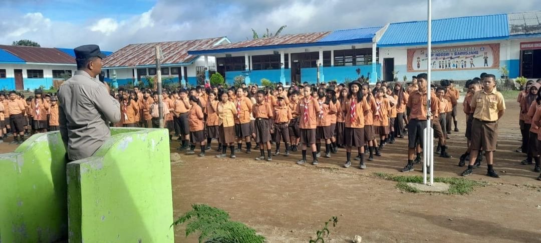 Bhabinkamtibmas Polsek Barusjahe Laksanakan Penyuluhan Anti Kenakalan Remaja