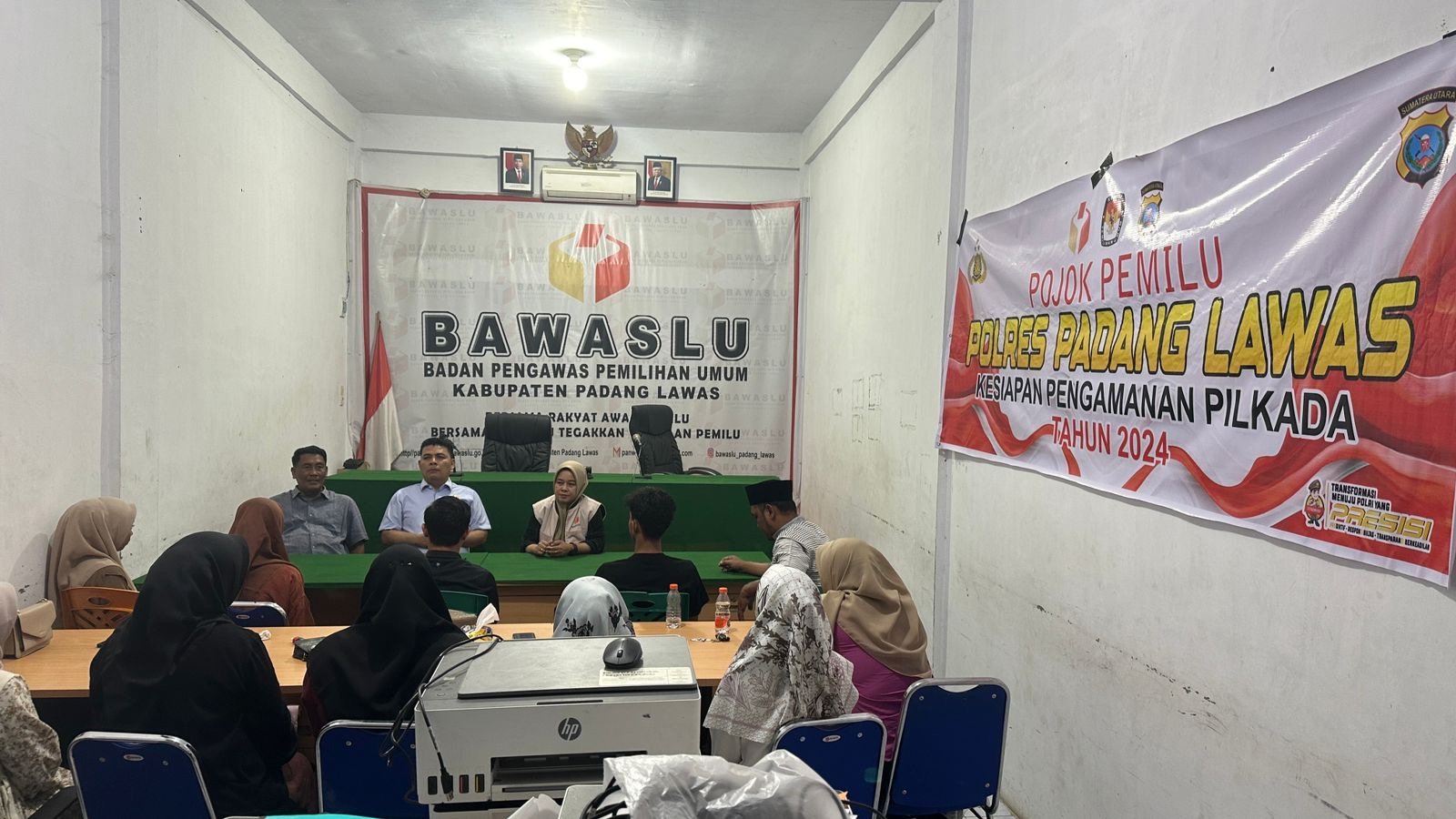 Sukseskan Pilkada Serentak 2024, Polres Palas Gelar Pojok Pemilu di Bawaslu