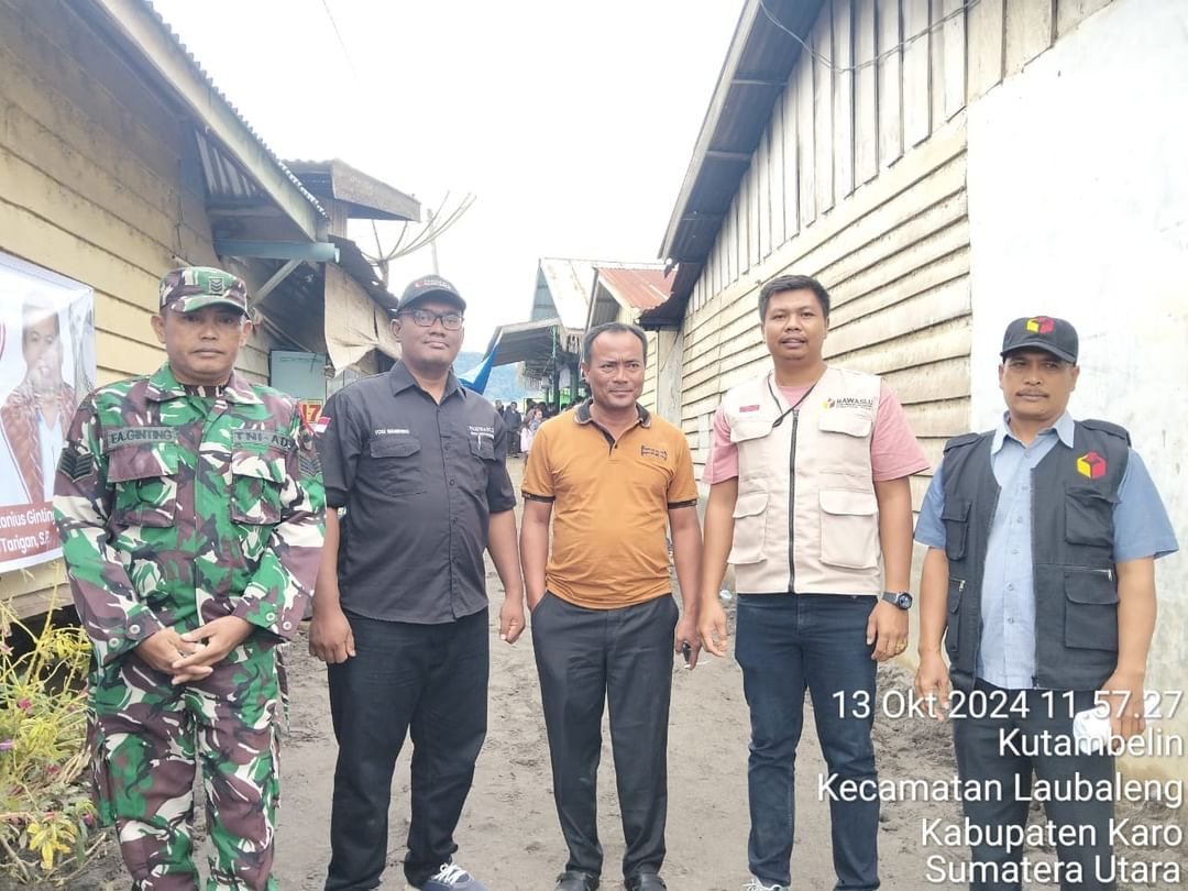 Kampanye Paslon Bupati di Desa Kutambelin Berlangsung Tertib