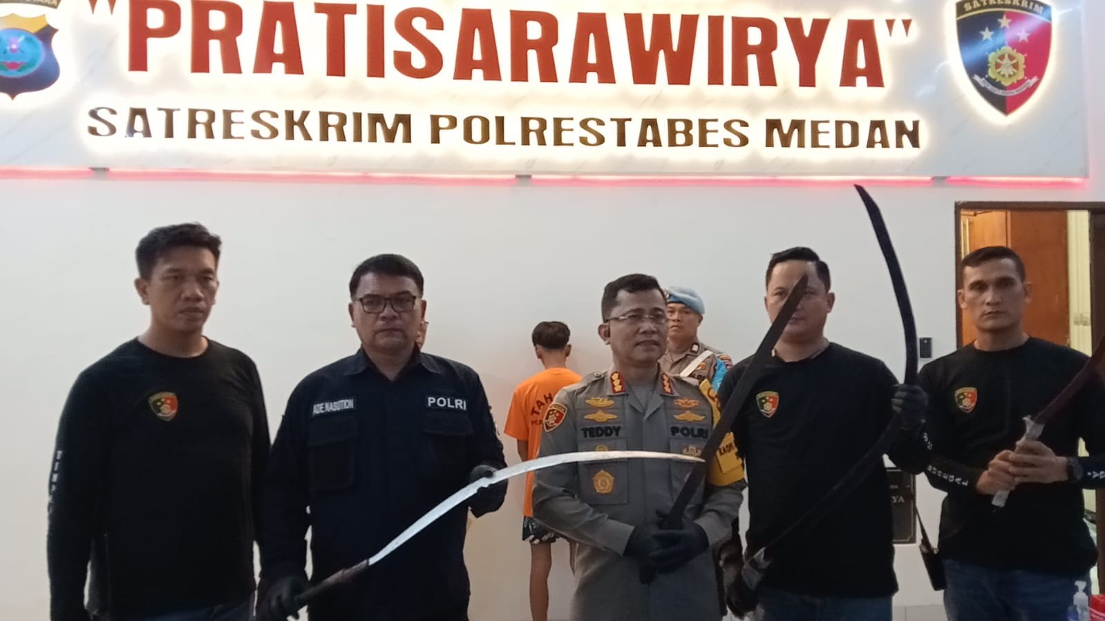 Gerebek Markas Geng Motor di Tembung, 4 Orang Diamankan