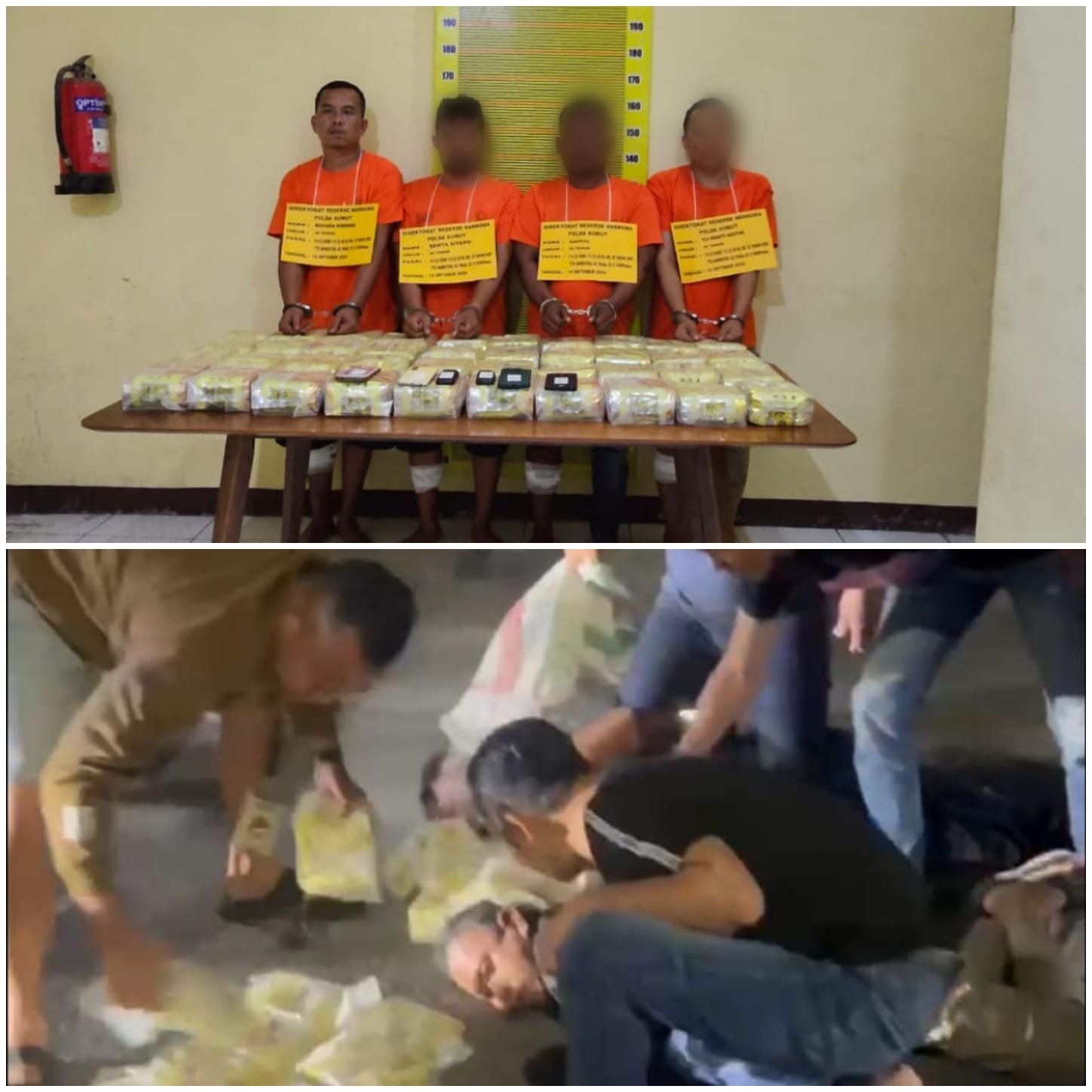 Sempat Kejar Kejaran, Tim Dit Narkoba Polda Sumut Tangkap Jaringan Narkotika, 4 Pelaku Ditembak