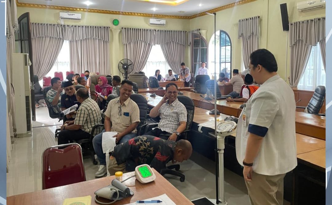Usai Dilantik, Anggota DPRD Langkat Lakukan Medical Check Up