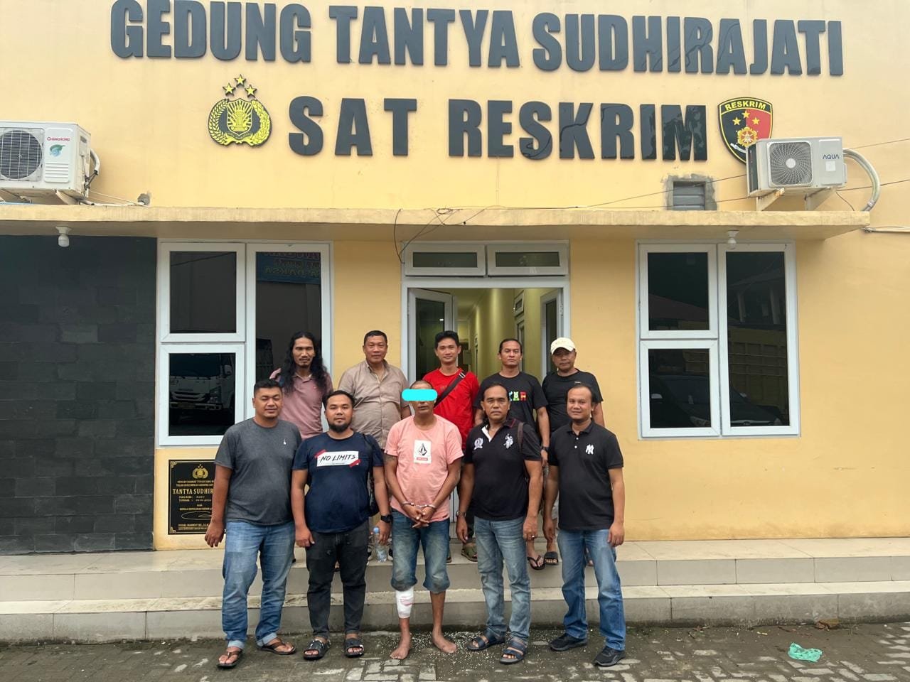 Polres Langkat Tembak Perampok Truk Colt Diesel